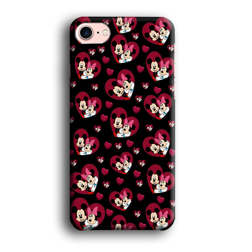 Girly Mickey Mouse Couple iPhone 8 Case