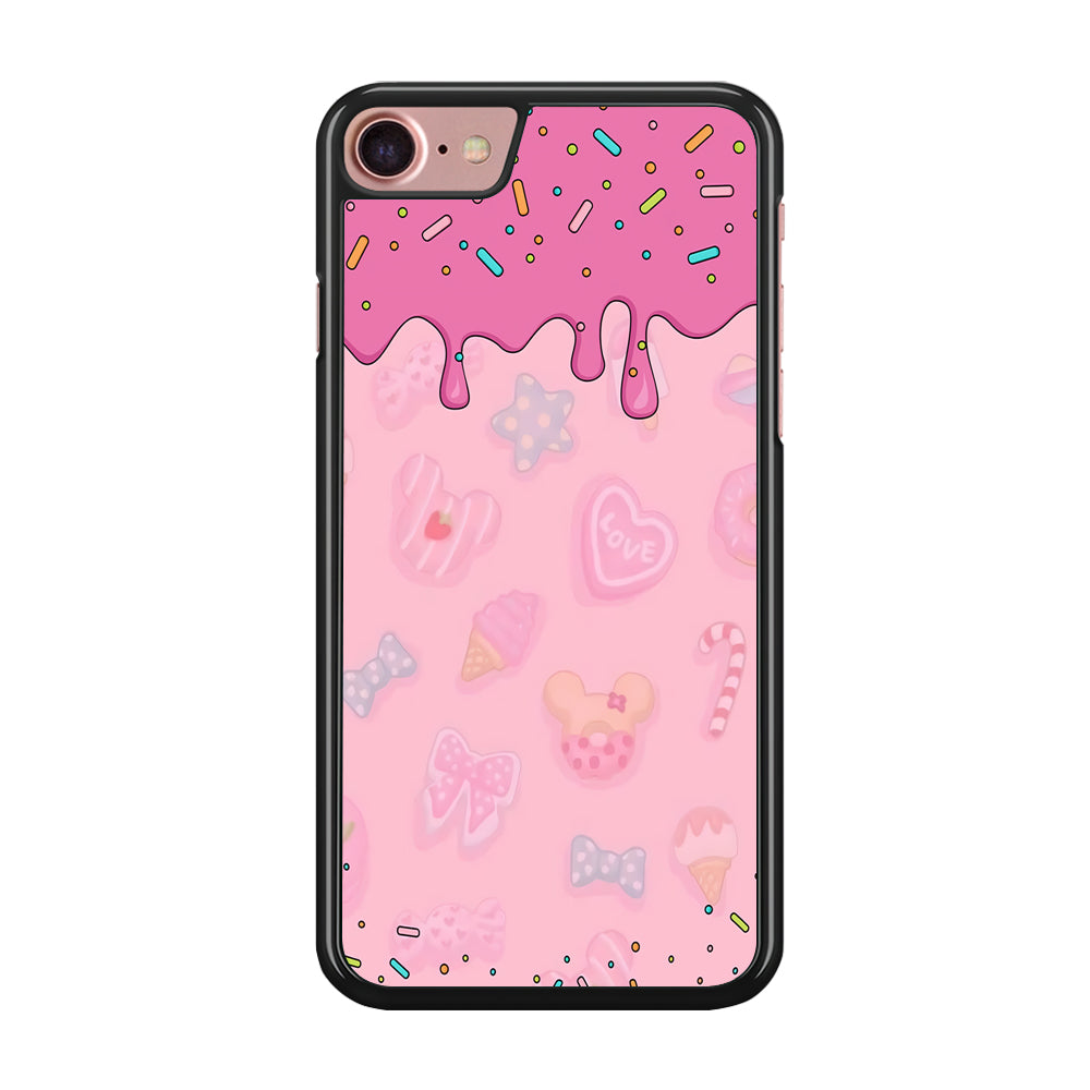 Girly Sweet Pink Cream iPhone 8 Case