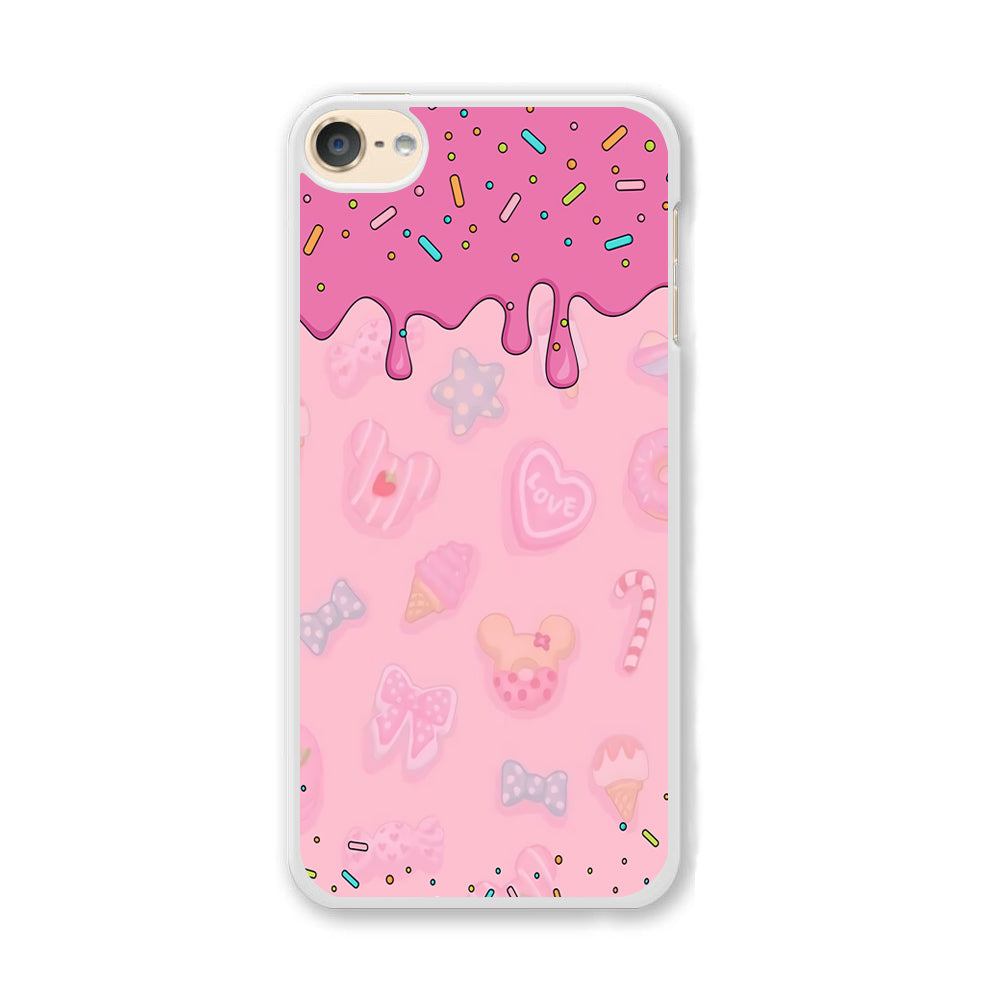 Girly Sweet Pink Cream iPod Touch 6 Case