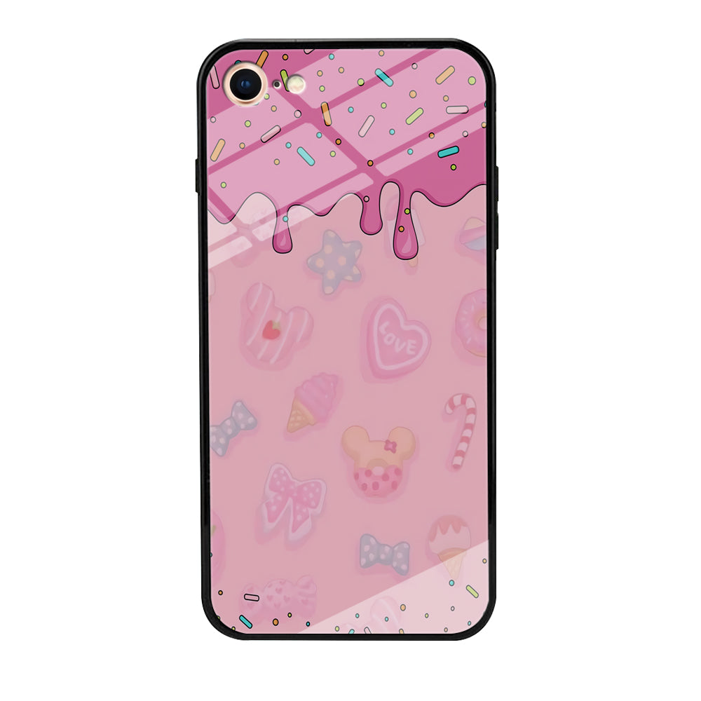 Girly Sweet Pink Cream iPhone 8 Case