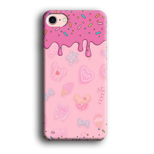 Girly Sweet Pink Cream iPhone 8 Case