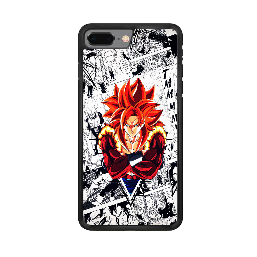 Gogeta Comic Background iPhone 8 Plus Case