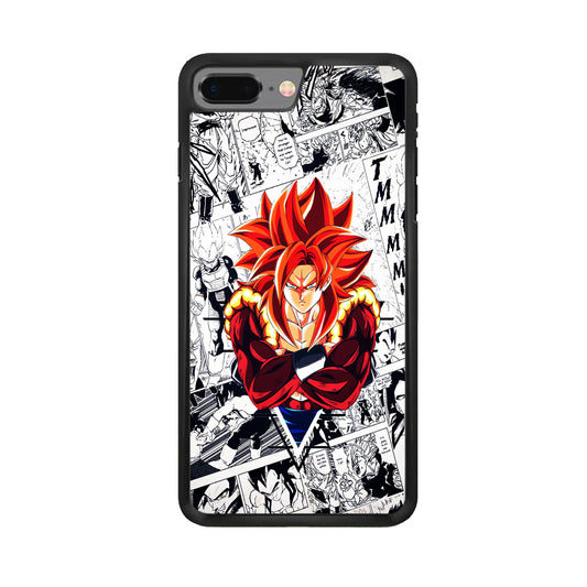 Gogeta Comic Background iPhone 8 Plus Case