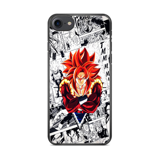 Gogeta Comic Background iPhone 8 Case