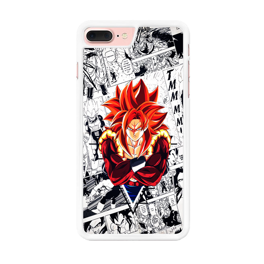 Gogeta Comic Background iPhone 8 Plus Case