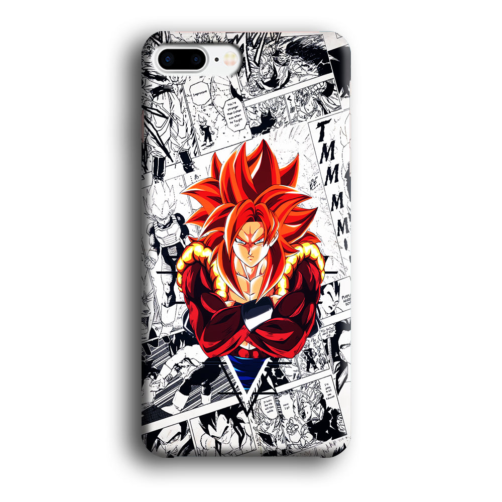 Gogeta Comic Background iPhone 8 Plus Case