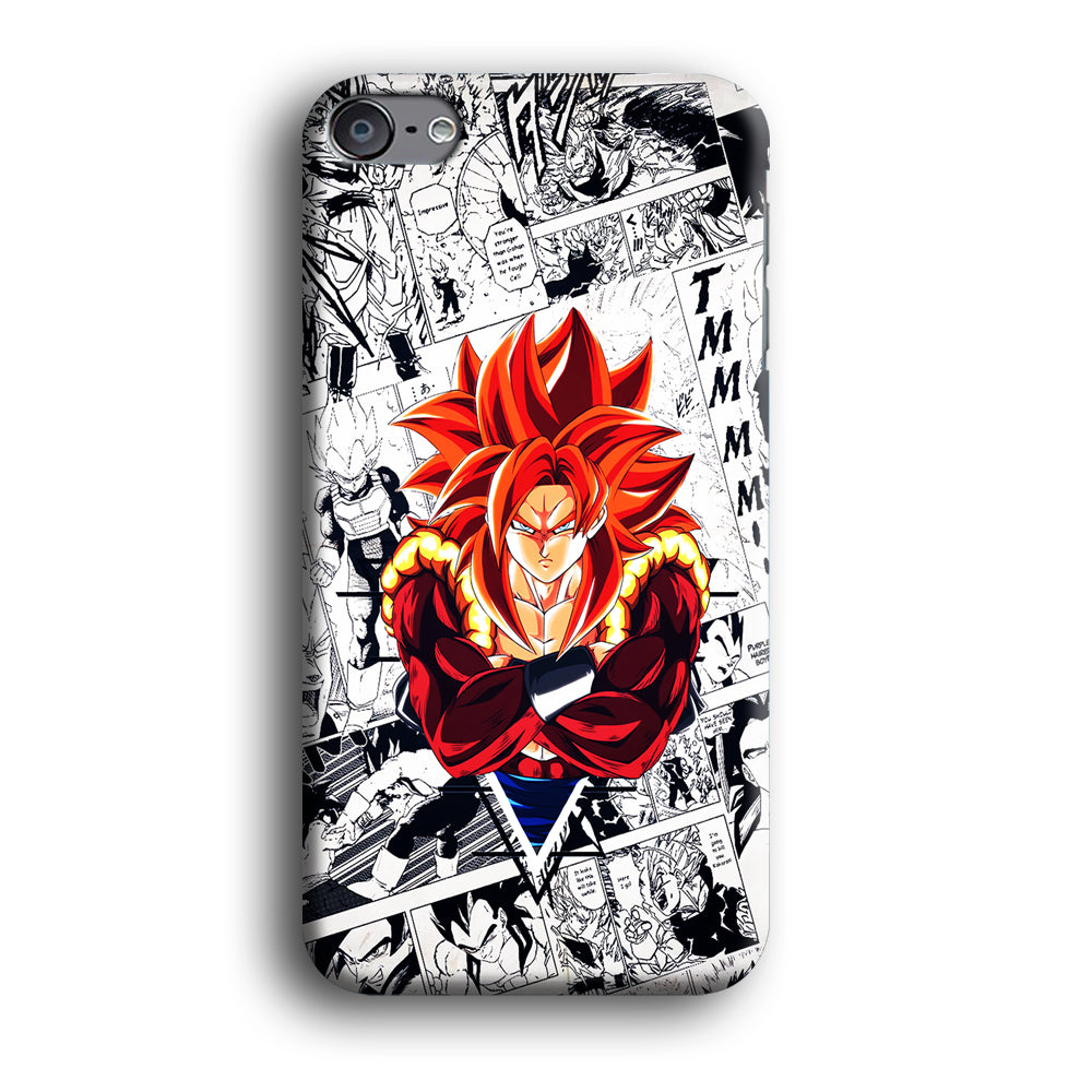 Gogeta Comic Background iPod Touch 6 Case