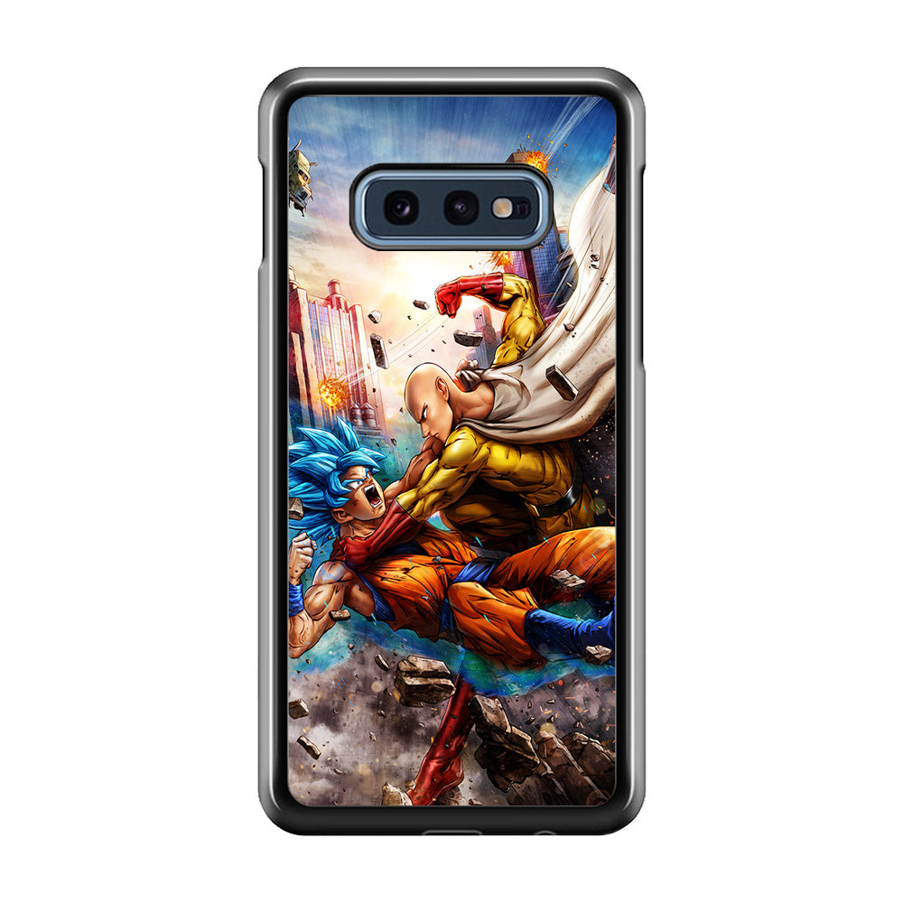 Goku VS Saitama Samsung Galaxy S10E Case