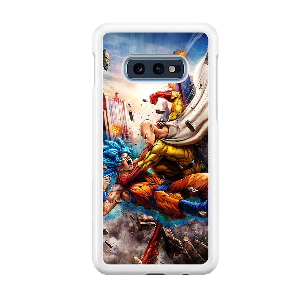 Goku VS Saitama Samsung Galaxy S10E Case