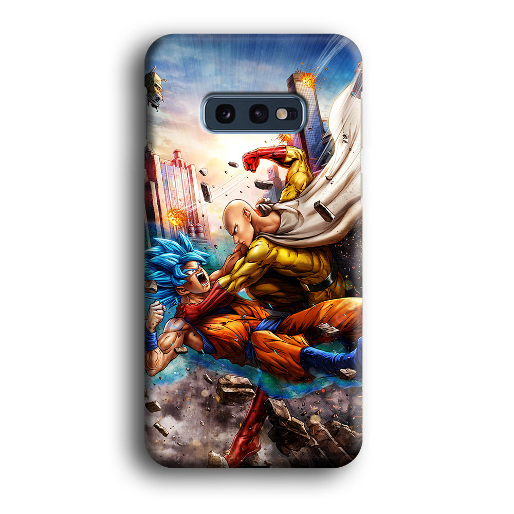 Goku VS Saitama Samsung Galaxy S10E Case