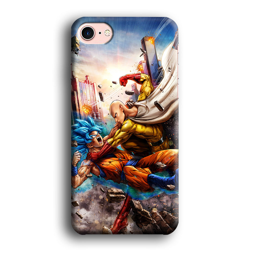 Goku VS Saitama iPhone 8 Case