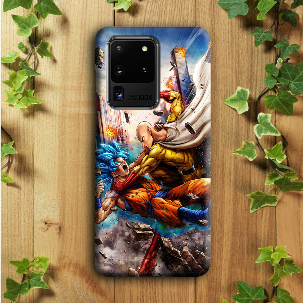 Goku VS Saitama Samsung Galaxy S20 Ultra Case