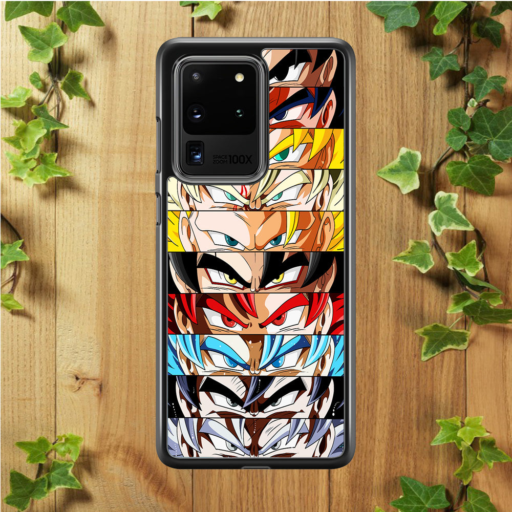 Goku's Eyes Group Dragon Ball Samsung Galaxy S20 Ultra Case