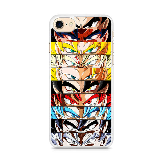 Goku's Eyes Group Dragon Ball iPhone 8 Case