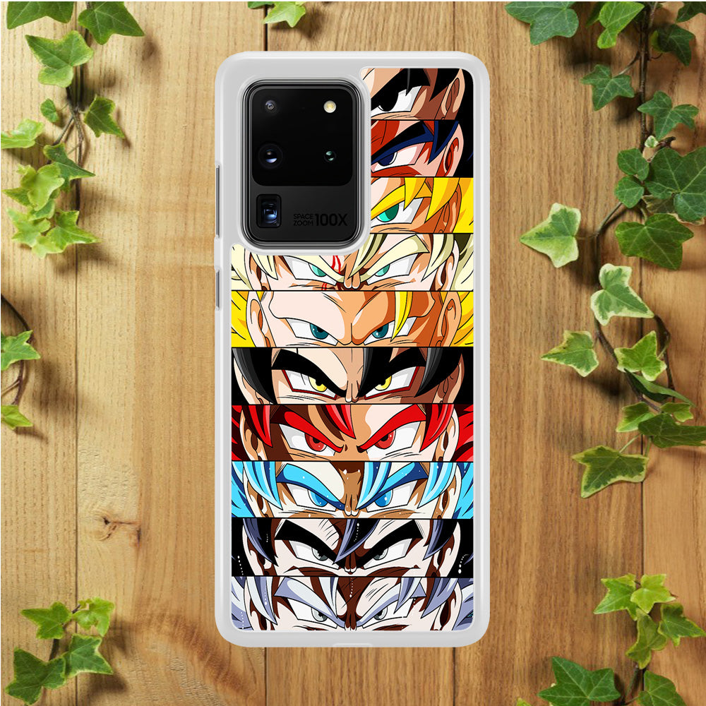 Goku's Eyes Group Dragon Ball Samsung Galaxy S20 Ultra Case