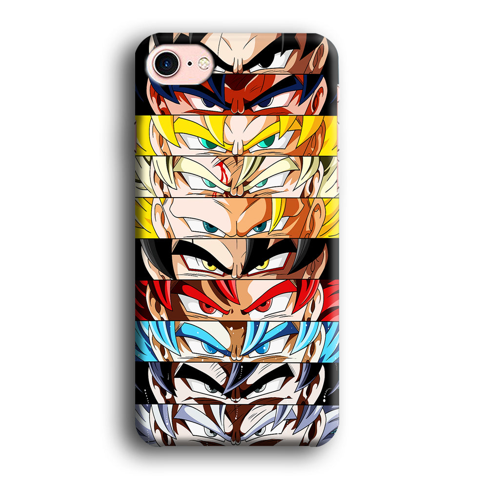 Goku's Eyes Group Dragon Ball iPhone 8 Case