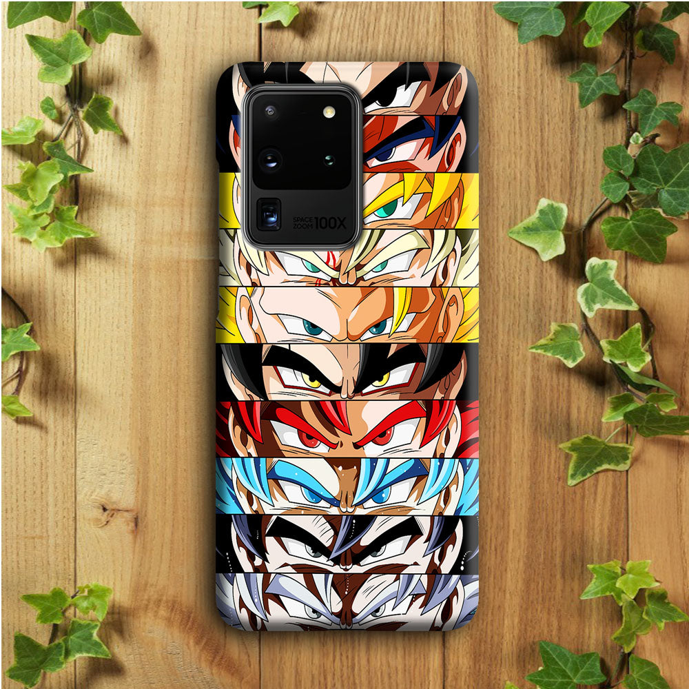 Goku's Eyes Group Dragon Ball Samsung Galaxy S20 Ultra Case