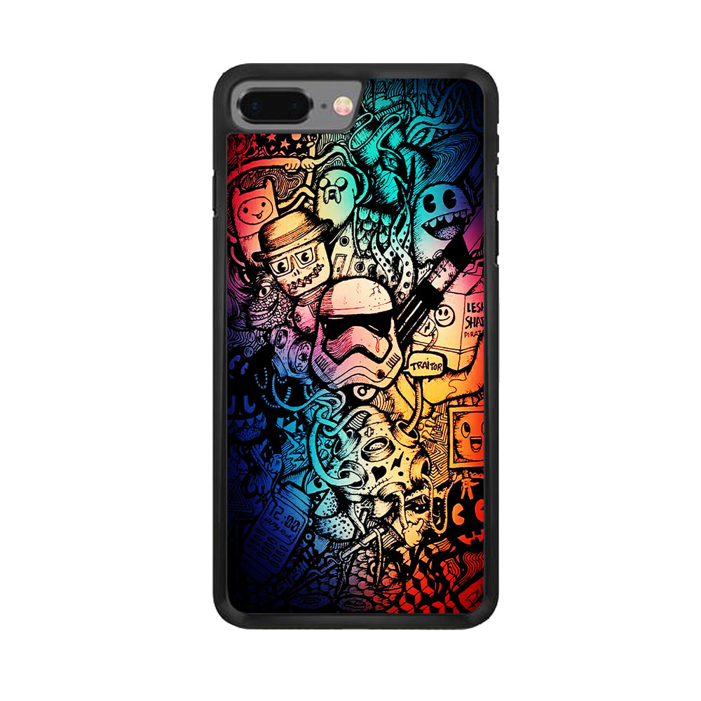 Graffiti Art Stormtrooper iPhone 8 Plus Case