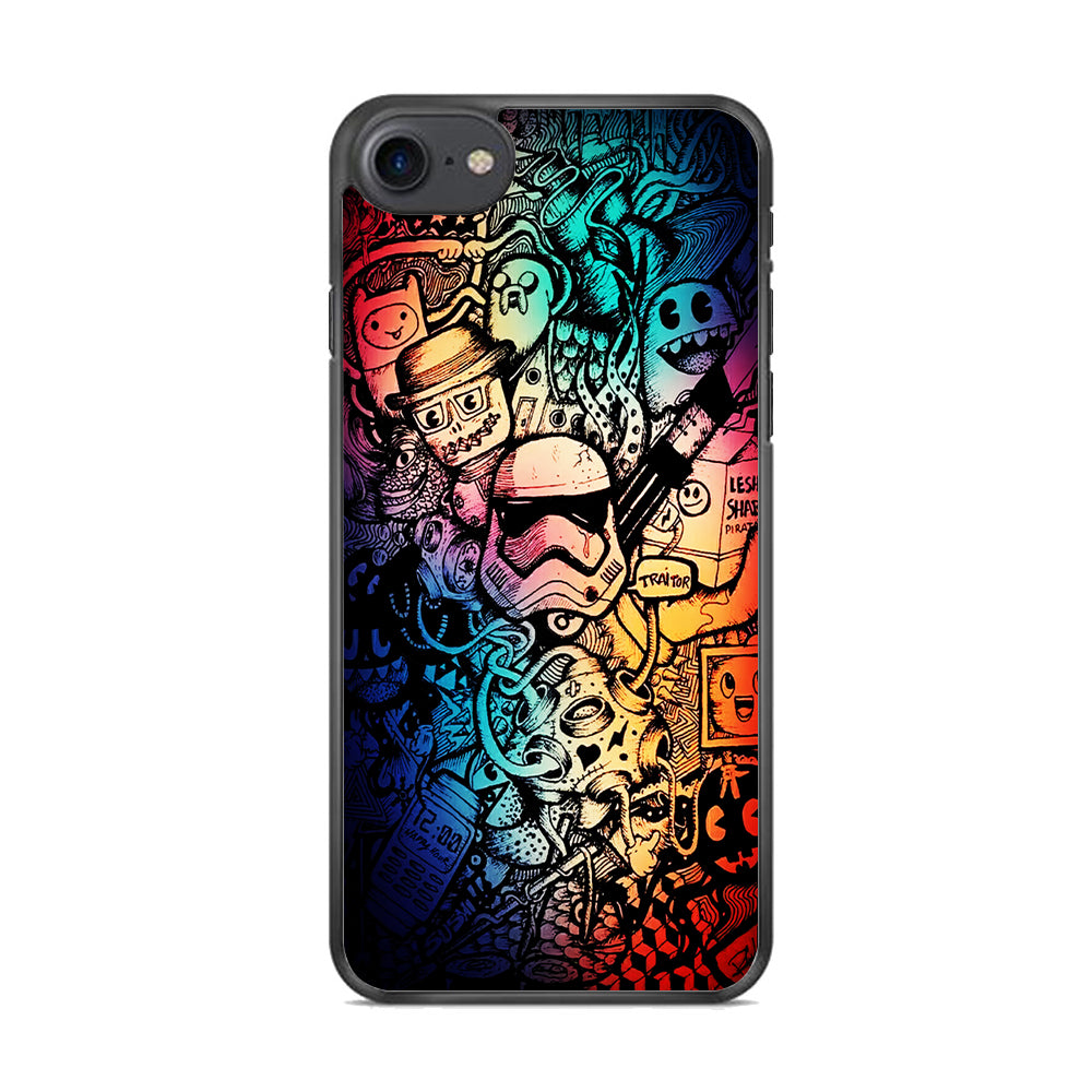 Graffiti Art Stormtrooper iPhone 8 Case