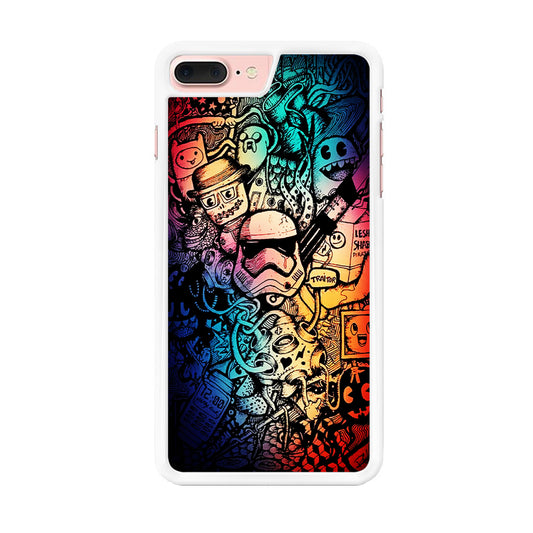 Graffiti Art Stormtrooper iPhone 8 Plus Case