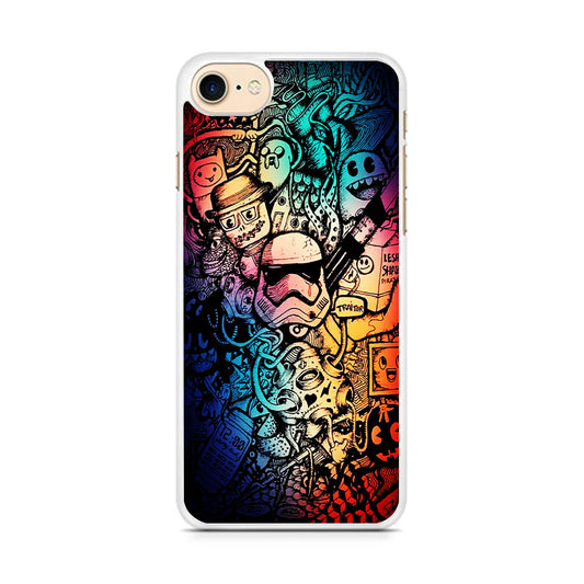 Graffiti Art Stormtrooper iPhone 8 Case