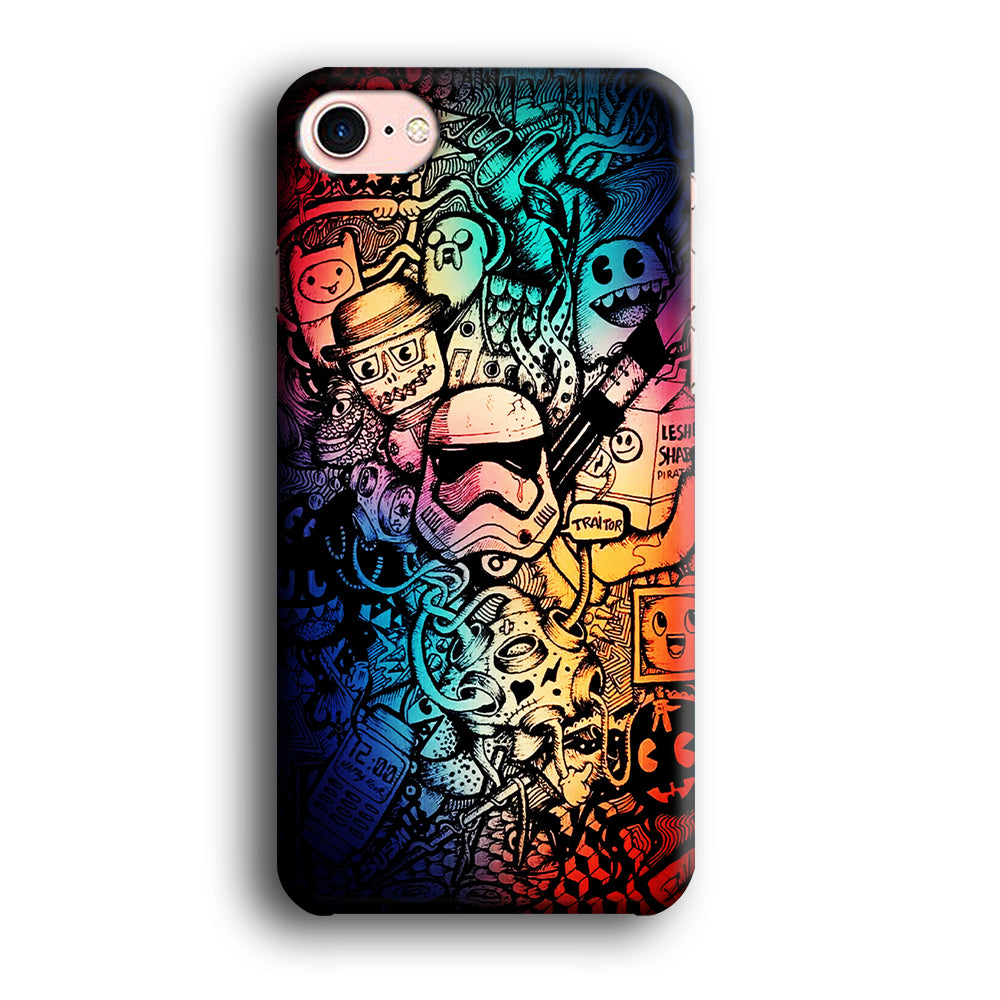 Graffiti Art Stormtrooper iPhone 8 Case