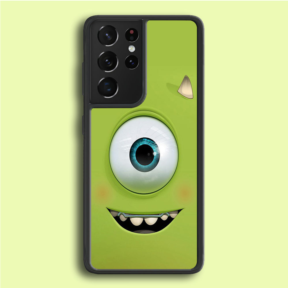 Green Face Monster Samsung Galaxy S21 Ultra Case