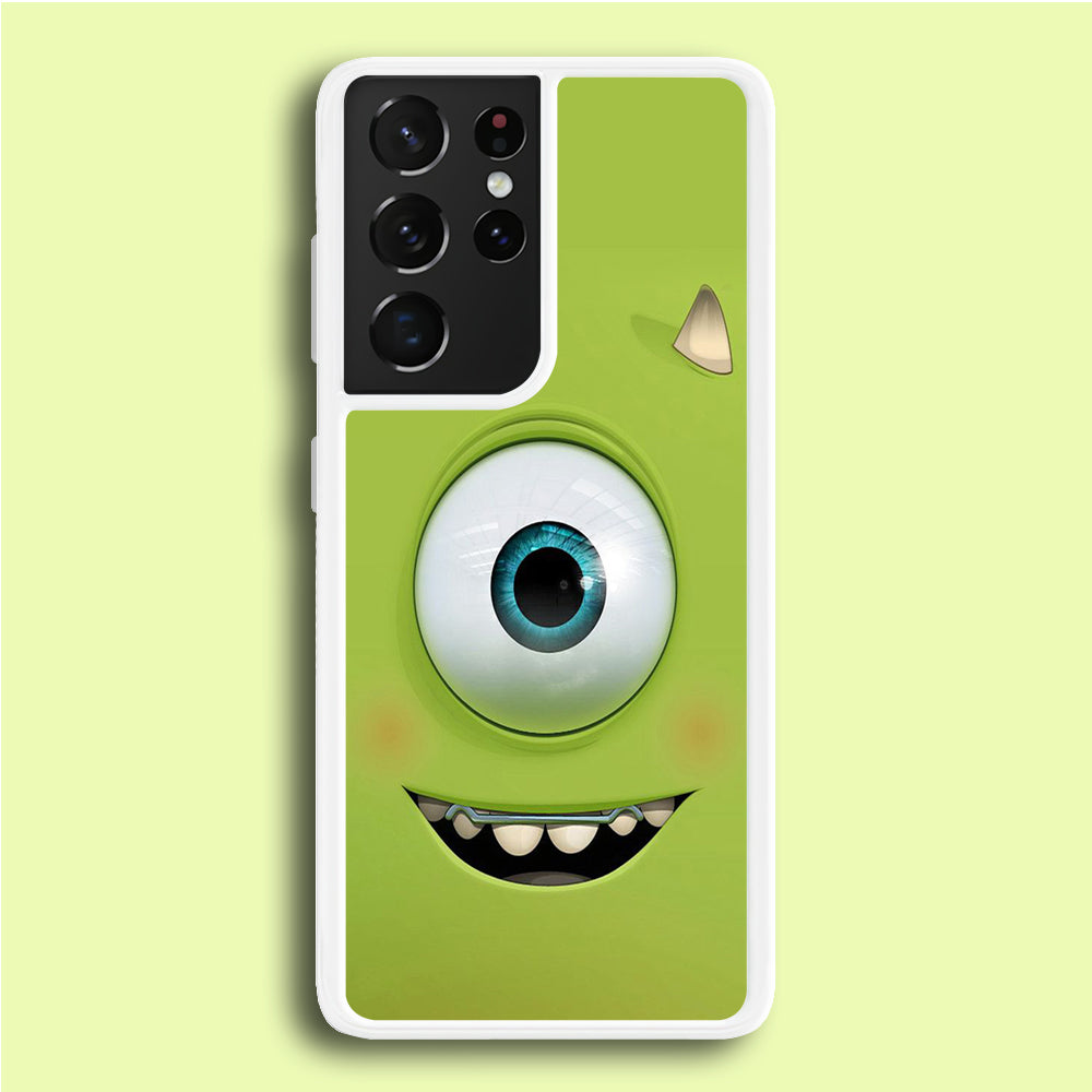 Green Face Monster Samsung Galaxy S21 Ultra Case