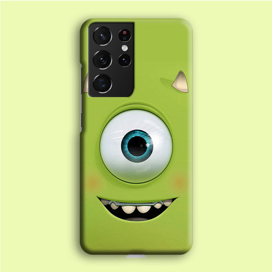 Green Face Monster Samsung Galaxy S21 Ultra Case