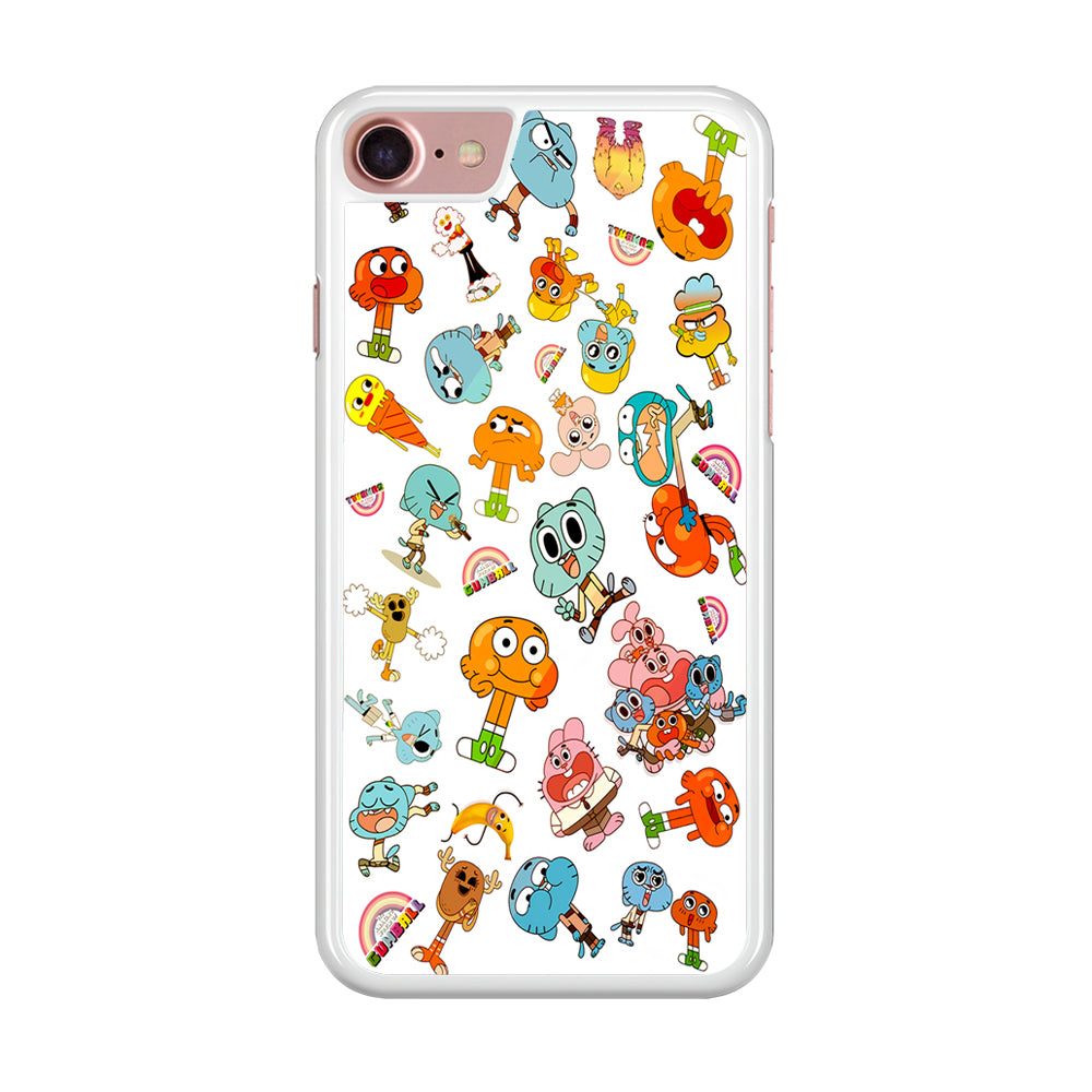 Gumball Doodle iPhone 8 Case