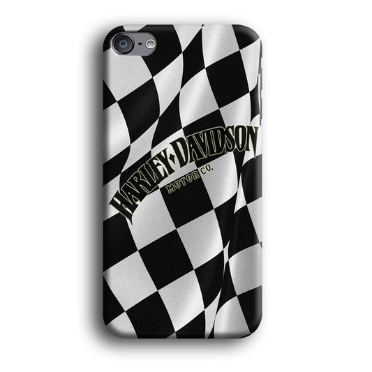 Harley Davidson Black White Flag iPod Touch 6 Case