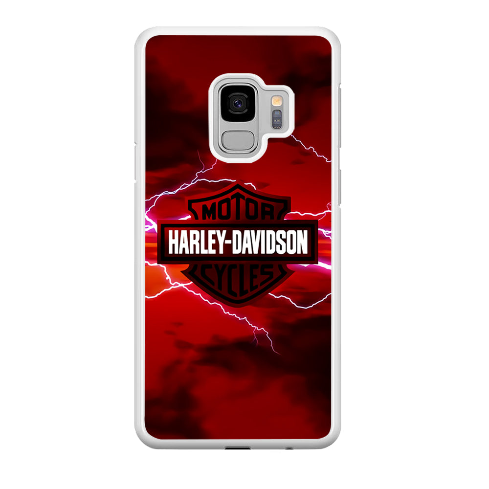 Harley Davidson Red Sky Samsung Galaxy S9 Case