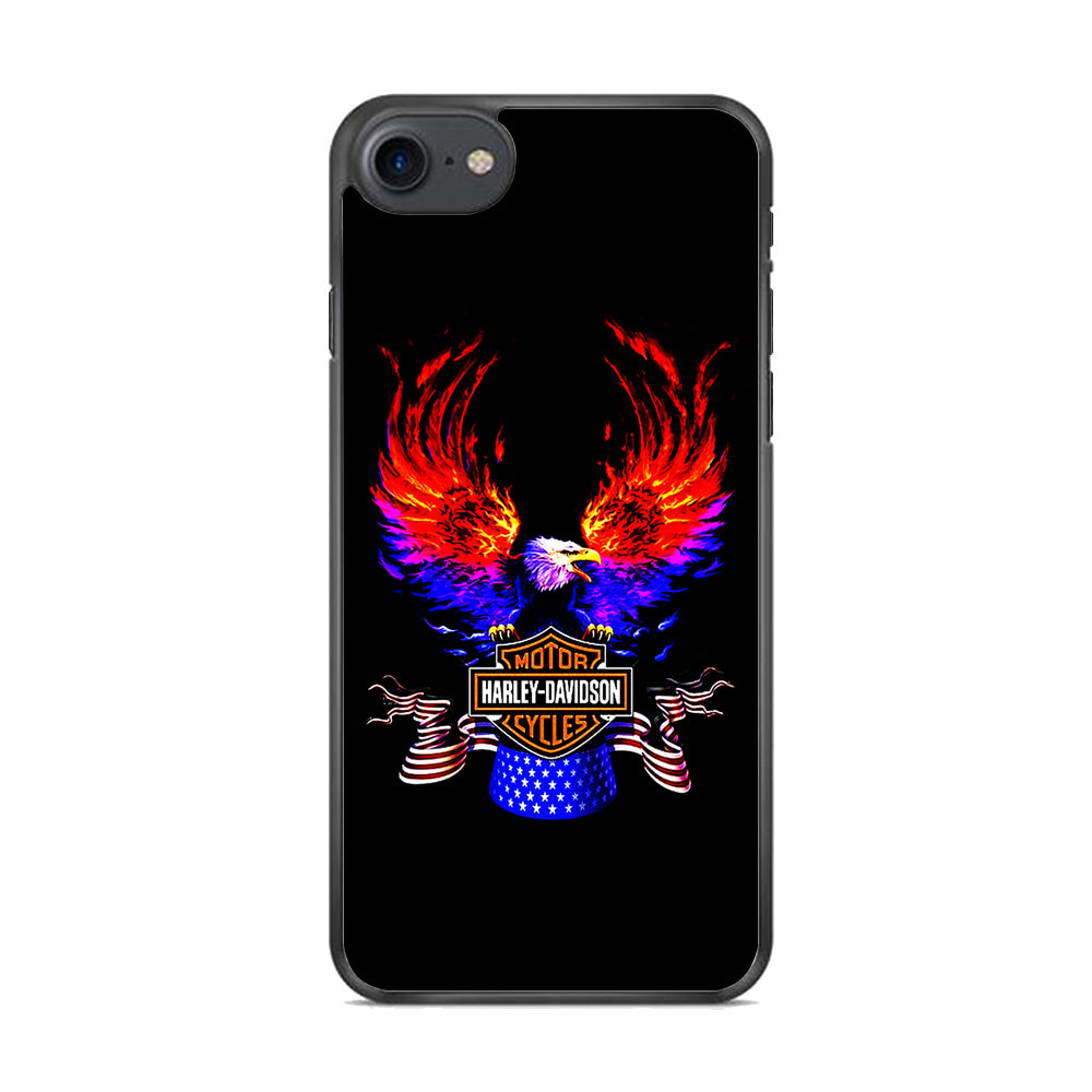 Harley Eagle Fire iPhone 8 Case