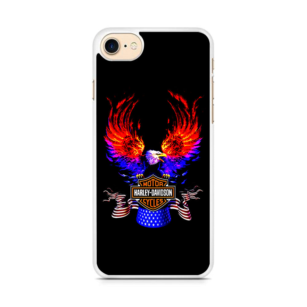 Harley Eagle Fire iPhone 8 Case