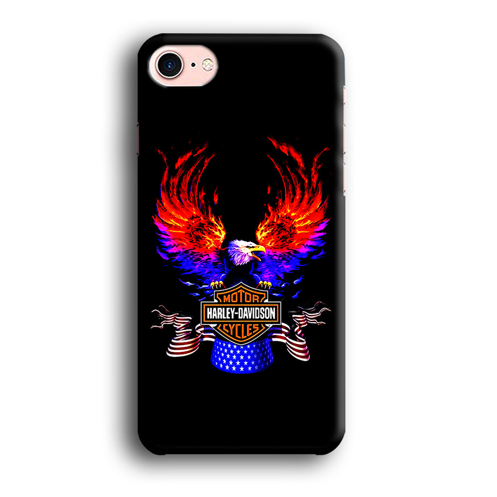 Harley Eagle Fire iPhone 8 Case