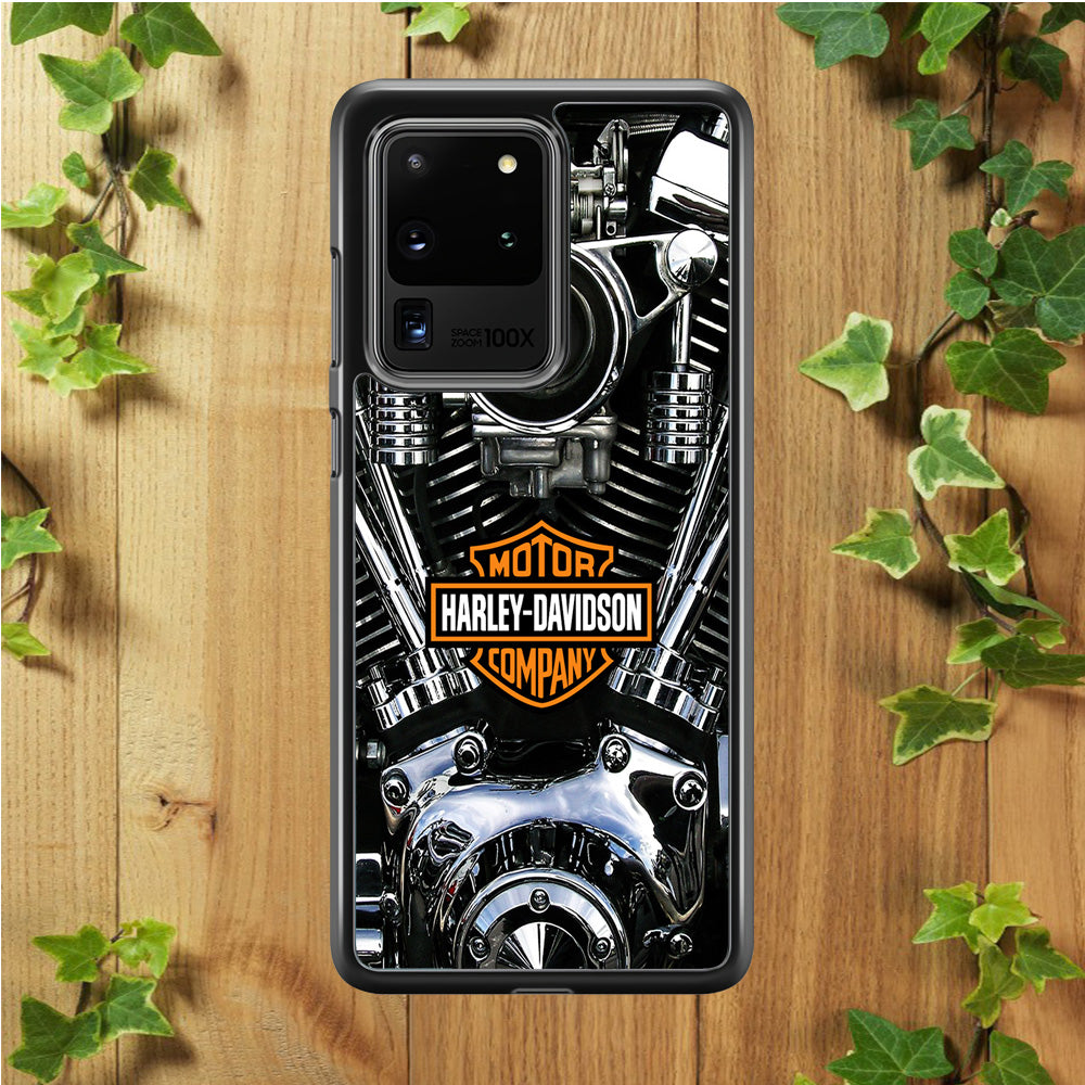 Harley Engine Motif Samsung Galaxy S20 Ultra Case