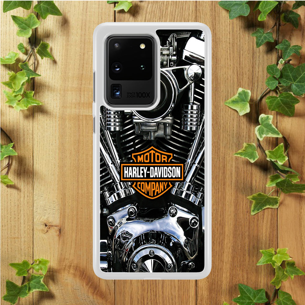 Harley Engine Motif Samsung Galaxy S20 Ultra Case