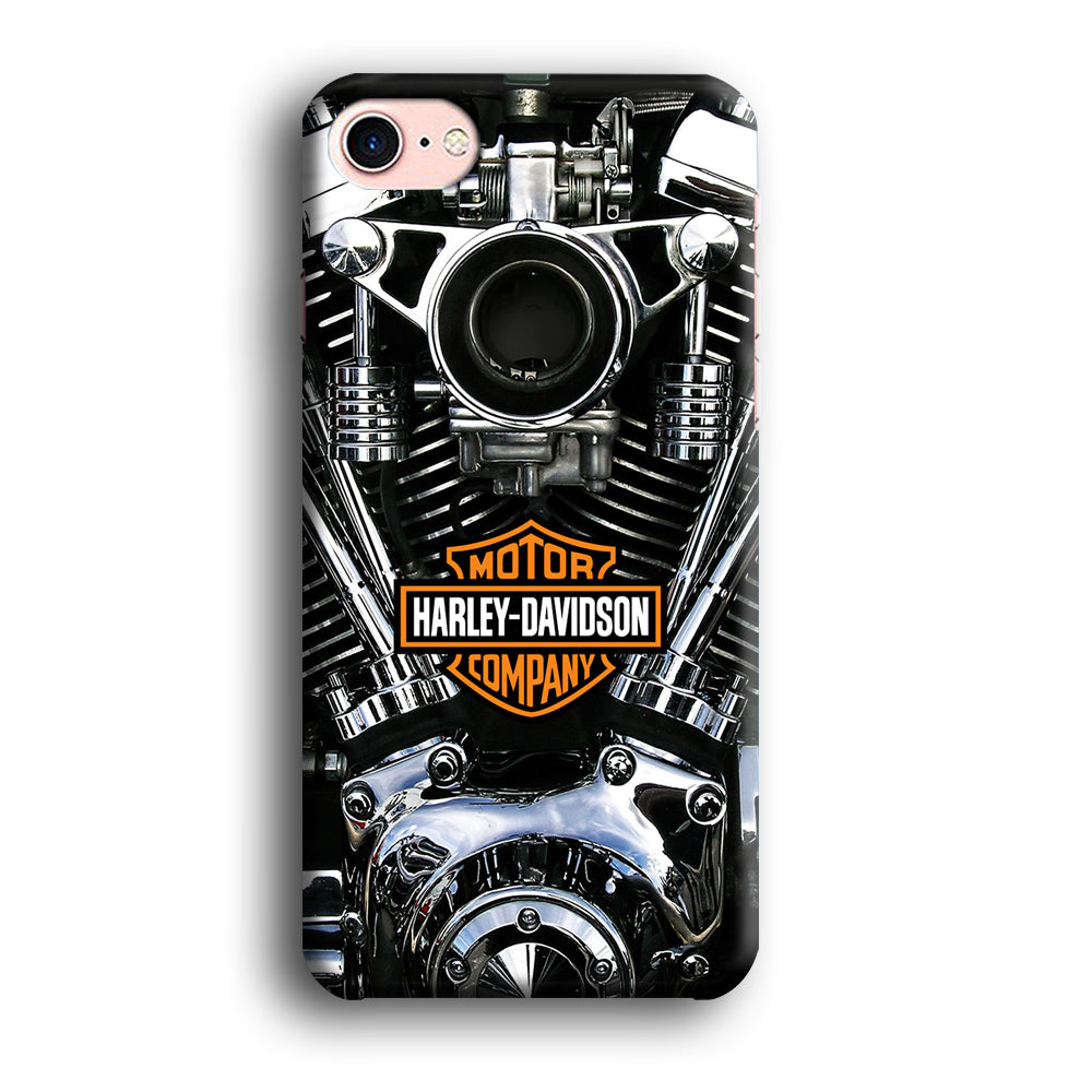 Harley Engine Motif iPhone 8 Case