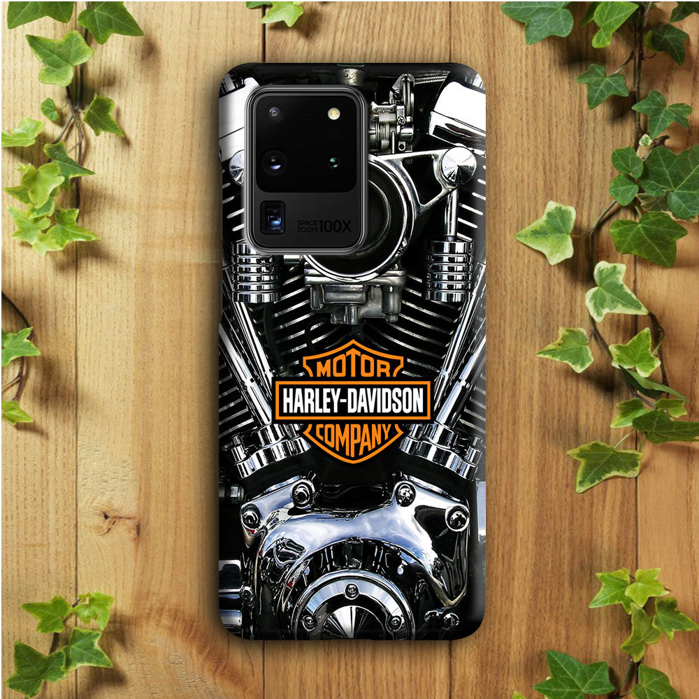 Harley Engine Motif Samsung Galaxy S20 Ultra Case