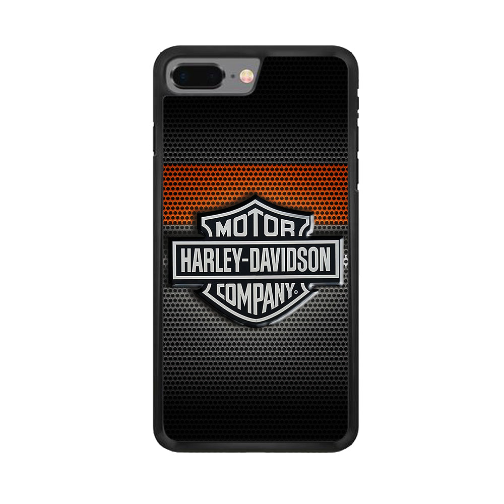 Harley Silver Motif iPhone 8 Plus Case