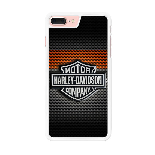 Harley Silver Motif iPhone 8 Plus Case