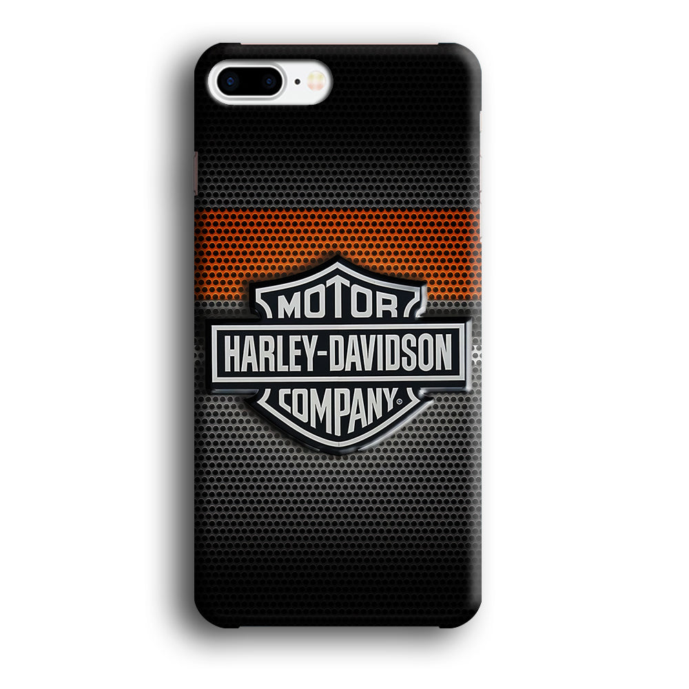 Harley Silver Motif iPhone 8 Plus Case