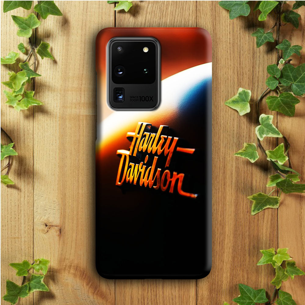 Harley Sunset Motif Samsung Galaxy S20 Ultra Case