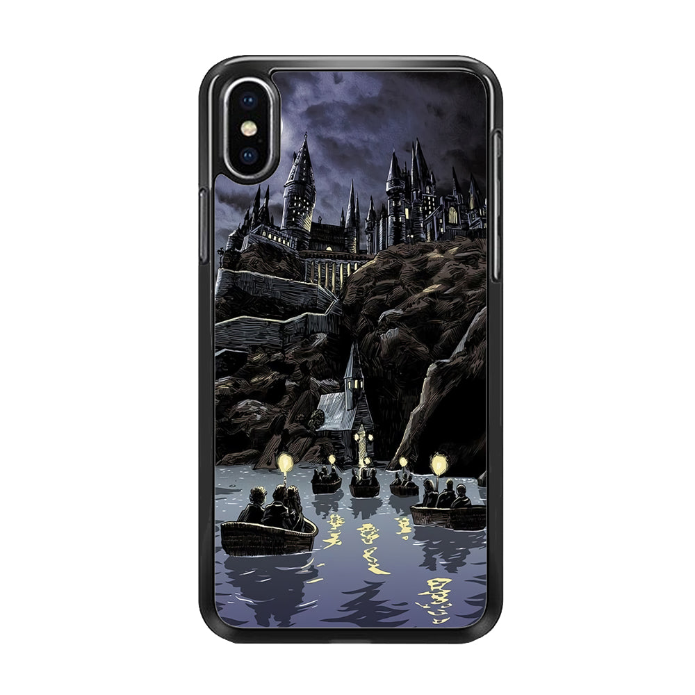 Harry Potter Hogwarts Painting iPhone Xs Case