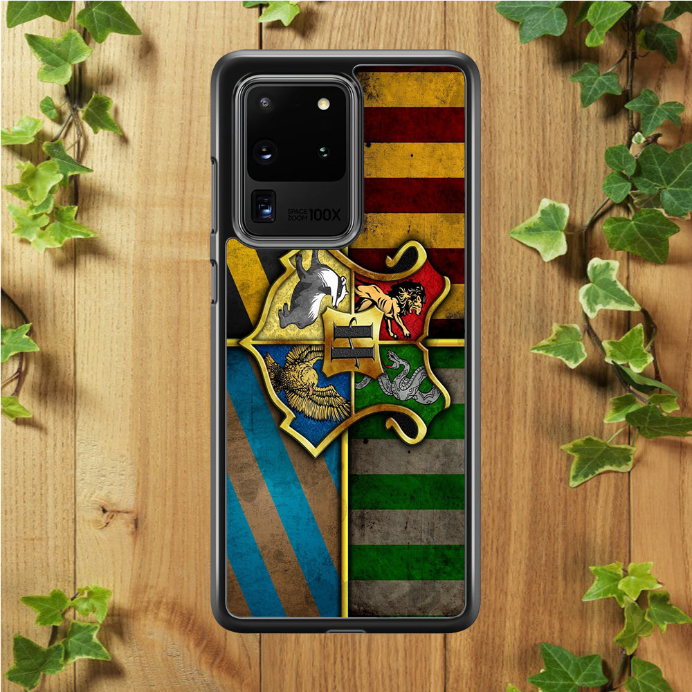 Harry Potter Hogwarts Symbol Flag Samsung Galaxy S20 Ultra Case