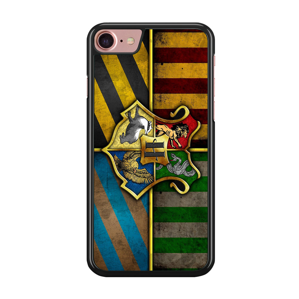 Harry Potter Hogwarts Symbol Flag iPhone SE 2020 Case