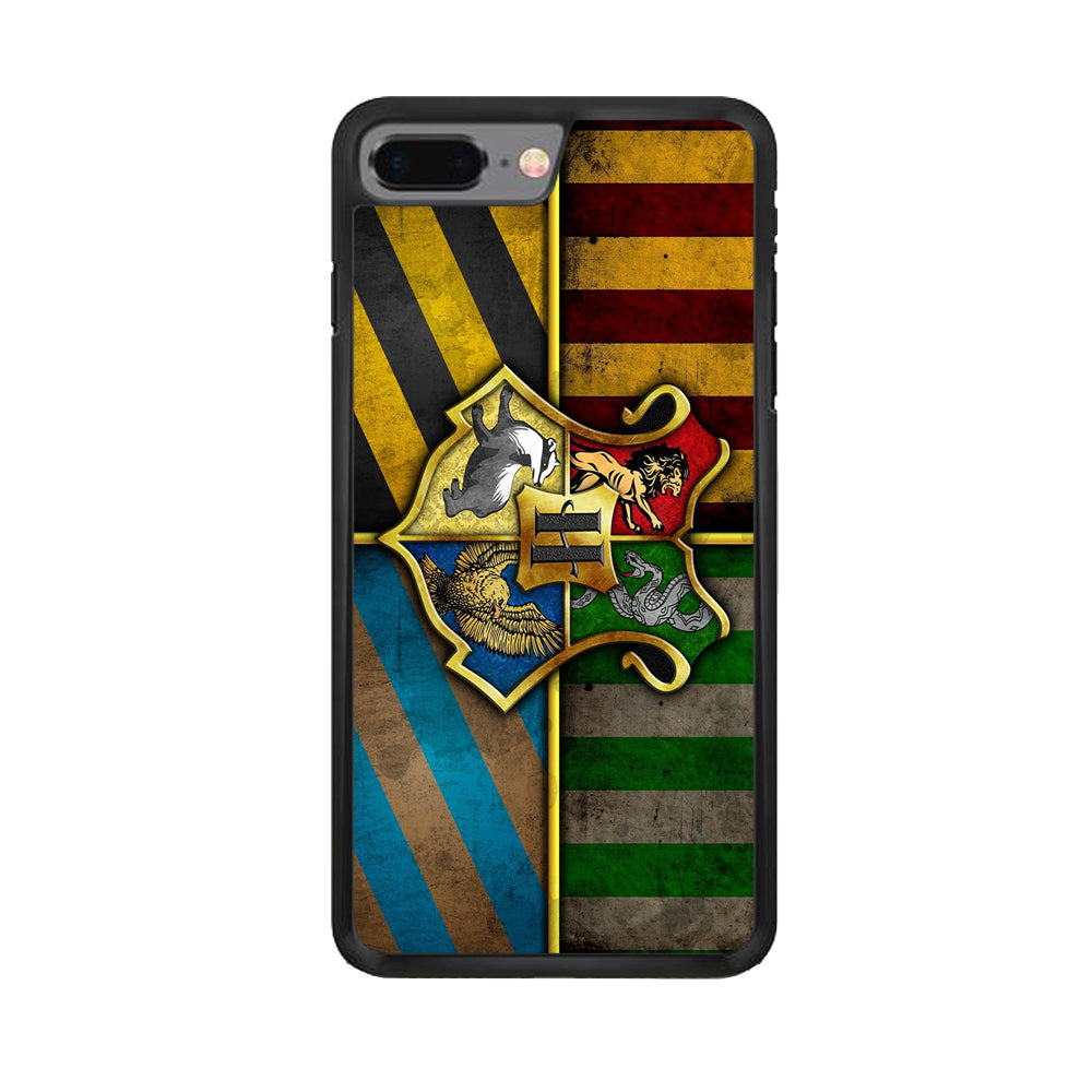 Harry Potter Hogwarts Symbol Flag iPhone 8 Plus Case