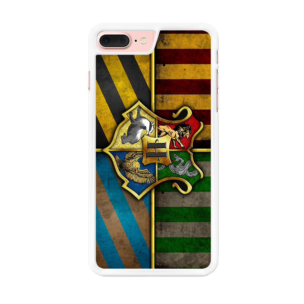 Harry Potter Hogwarts Symbol Flag iPhone 8 Plus Case