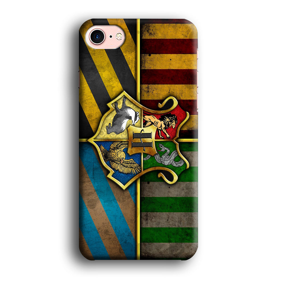 Harry Potter Hogwarts Symbol Flag iPhone SE 2020 Case