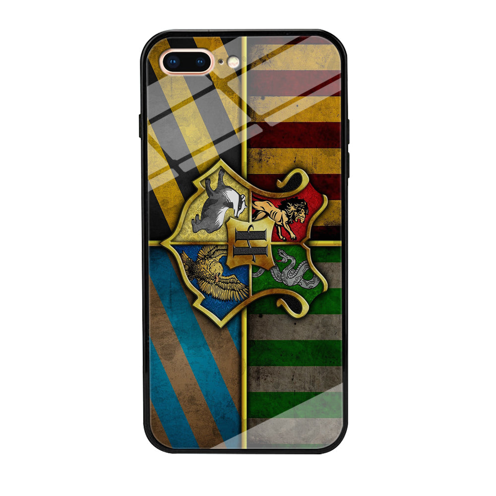 Harry Potter Hogwarts Symbol Flag iPhone 8 Plus Case